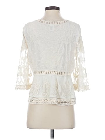 Ultra Pink 3/4 Sleeve Blouse (view 2)