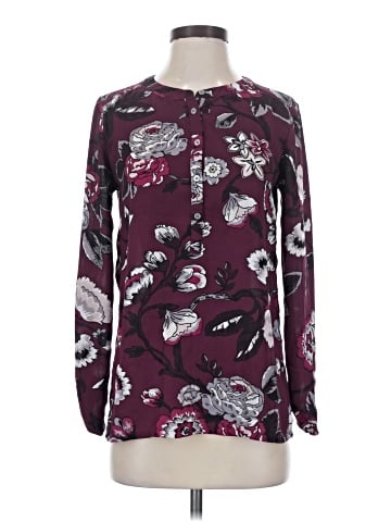 Ann Taylor LOFT Outlet Long Sleeve Blouse (view 1)