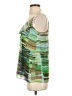 CAbi 100% Polyester Green Sleeveless Blouse Size XS - photo 5