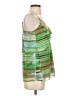 CAbi 100% Polyester Green Sleeveless Blouse Size XS - photo 4