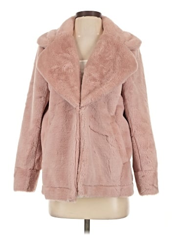 Ann Taylor LOFT Outlet Faux Fur Jacket (view 1)