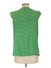 Worthington 100% Polyester Green Sleeveless Blouse Size L - photo 2