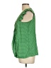 Worthington 100% Polyester Green Sleeveless Blouse Size L - photo 5
