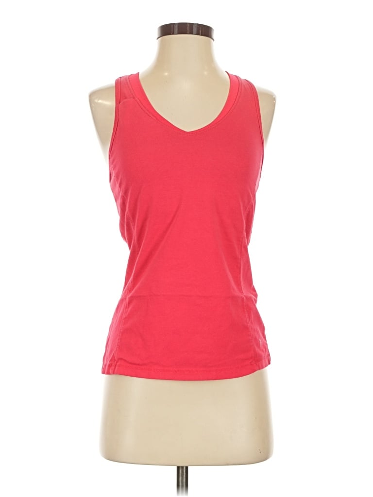 Pre-owned Danskin Now Active Tank Top In Red