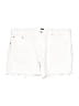Gap Solid White Denim Shorts Size 14 - photo 1