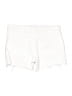 Gap Solid White Denim Shorts Size 14 - photo 2