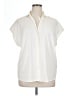 Express Ivory Short Sleeve Blouse Size XL - photo 1