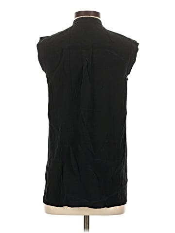 BCBGMAXAZRIA Sleeveless Silk Top (view 2)