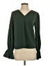 Aqua 100% Polyester Green Long Sleeve Blouse Size S - photo 1