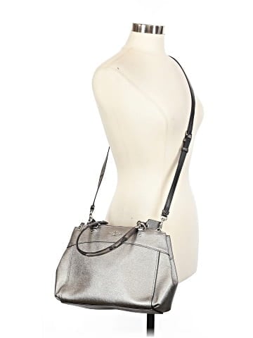 Coach Factory Leather Satchel (view 2)