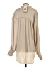 H&M Tan Long Sleeve Blouse Size XS - photo 2