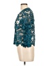 Guess Teal 3/4 Sleeve Blouse Size L - photo 5