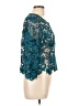 Guess Teal 3/4 Sleeve Blouse Size L - photo 4