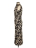 Talbots 100% Polyester Print Black Cocktail Dress Size 4 - photo 5
