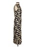 Talbots 100% Polyester Print Black Cocktail Dress Size 4 - photo 4