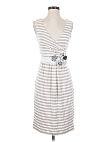 Little Yellow Button Casual Dress (view 1)