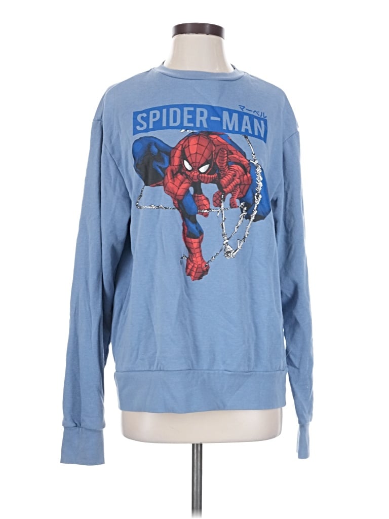 Pre-owned Marvel Sweatshirt In Blue