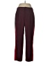 Habitual 100% Polyester Color Block Burgundy Track Pants Size 10 - photo 1