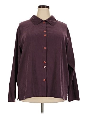 Denim & Co Long Sleeve Blouse (view 1)