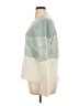 Cupcakes & Cashmere Color Block Teal Pullover Sweater Size XL - photo 5