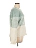 Cupcakes & Cashmere Color Block Teal Pullover Sweater Size XL - photo 4