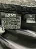 Kasper 100% Polyester Solid Black Formal Skirt Size 18 - photo 4