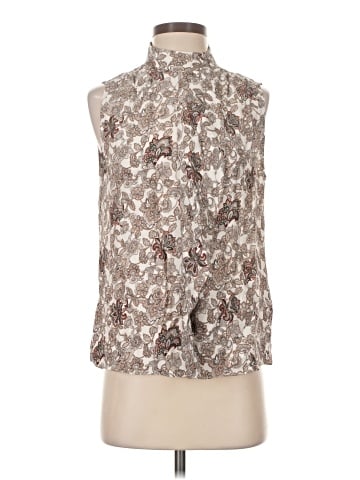 FRAME Sleeveless Silk Top (view 1)