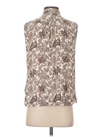 FRAME Sleeveless Silk Top (view 2)