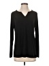 Susan Graver Black Long Sleeve Top Size S - photo 1