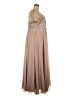 Xscape 100% Polyester Tan Cocktail Dress Size 22 - photo 4
