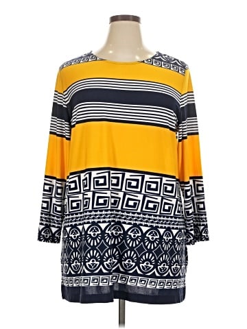 Susan Graver Long Sleeve T-Shirt (view 1)