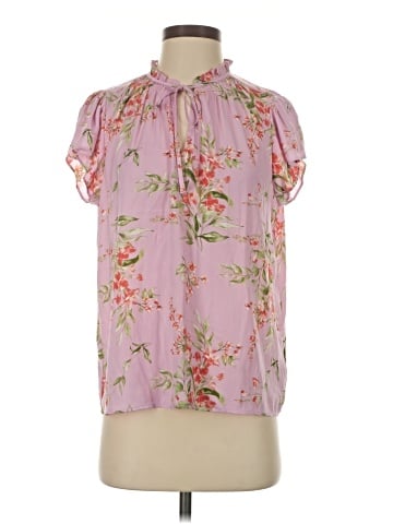 Maison d' Amelie Short Sleeve Blouse (view 1)