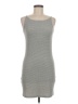 Mango Solid Gray Casual Dress Size 8 - photo 1