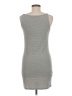 Mango Solid Gray Casual Dress Size 8 - photo 2