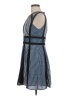 BCBGMAXAZRIA 100% Polyester Argyle Blue Cocktail Dress Size 6 - photo 5