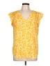 Fun2Fun Yellow Sleeveless Blouse Size L - photo 1
