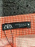 Zara Houndstooth Orange Shorts Size XS - photo 3