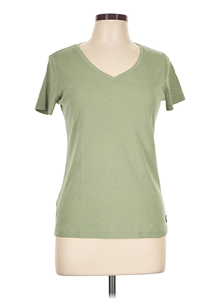 Pre-owned Eddie Bauer Short Sleeve T-shirt In Green