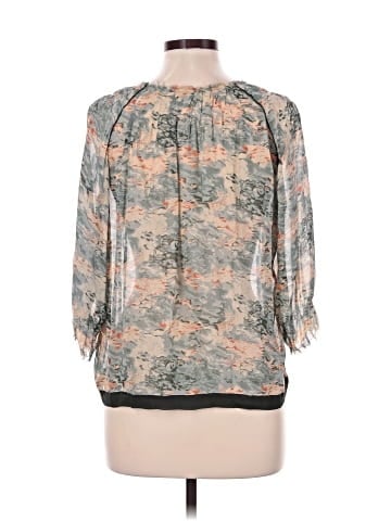 Unbranded 3/4 Sleeve Silk Top (view 2)