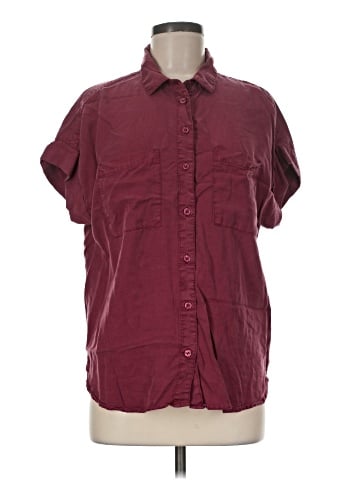 Velvet Heart Short Sleeve Button-Down Shirt (view 1)