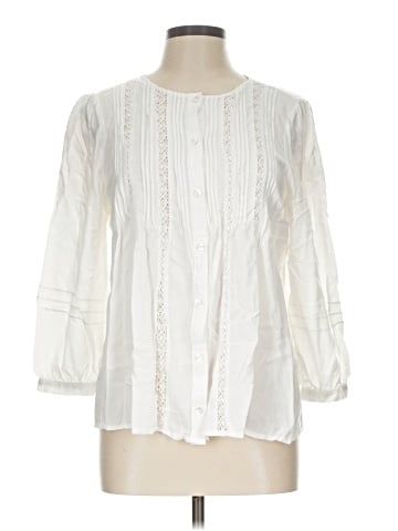 Caslon 3/4 Sleeve Blouse (view 1)