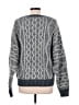 BKE Chevron-herringbone Gray Pullover Sweater Size L - photo 2