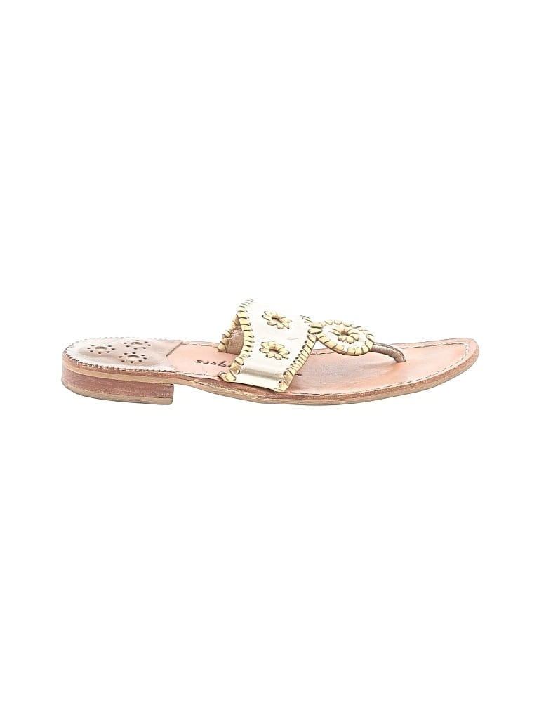 Pre-owned Jack Rogers Sandals In Gold