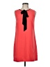 CeCe 100% Polyester Color Block Red Casual Dress Size 6 - photo 1