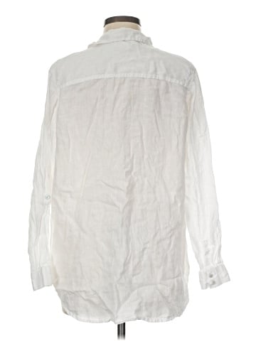 Sigrid Olsen Long Sleeve Button-Down Shirt (view 2)