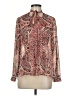 Alice + Olivia 100% Polyester Paisley Red Long Sleeve Blouse Size M (estimated) - photo 1