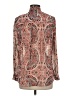 Alice + Olivia 100% Polyester Paisley Red Long Sleeve Blouse Size M (estimated) - photo 2