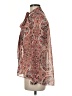 Alice + Olivia 100% Polyester Paisley Red Long Sleeve Blouse Size M (estimated) - photo 5