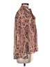 Alice + Olivia 100% Polyester Paisley Red Long Sleeve Blouse Size M (estimated) - photo 4