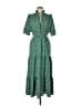 Max Studio Paisley Green Casual Dress Size L - photo 1